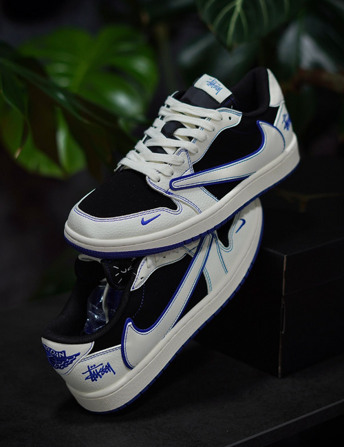 Air Jordans Retro 1 Low Travis X Stussy