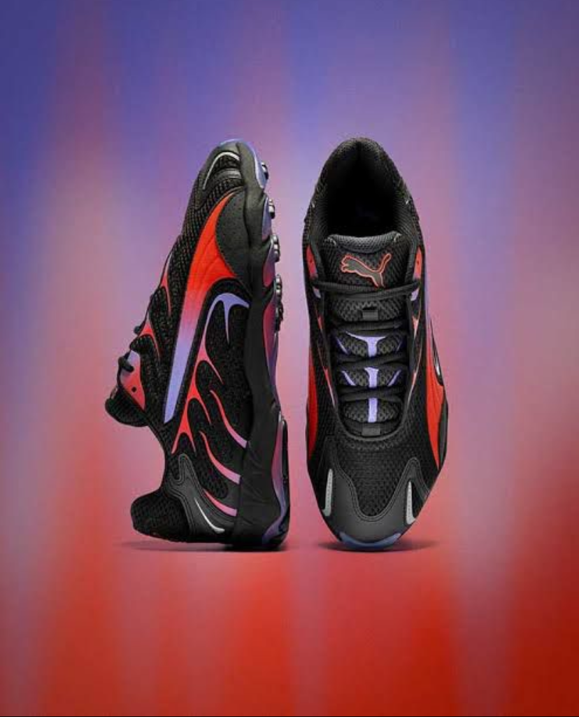Puma Inhale Asap Black Purple Red Edition