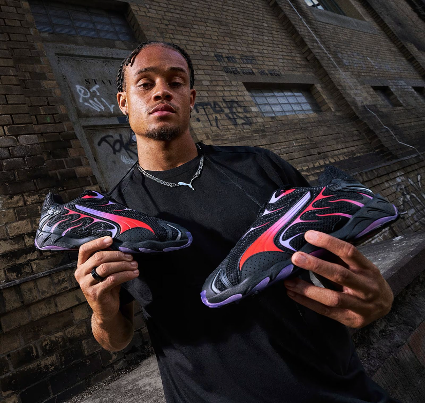 Puma Inhale Asap Black Purple Red Edition