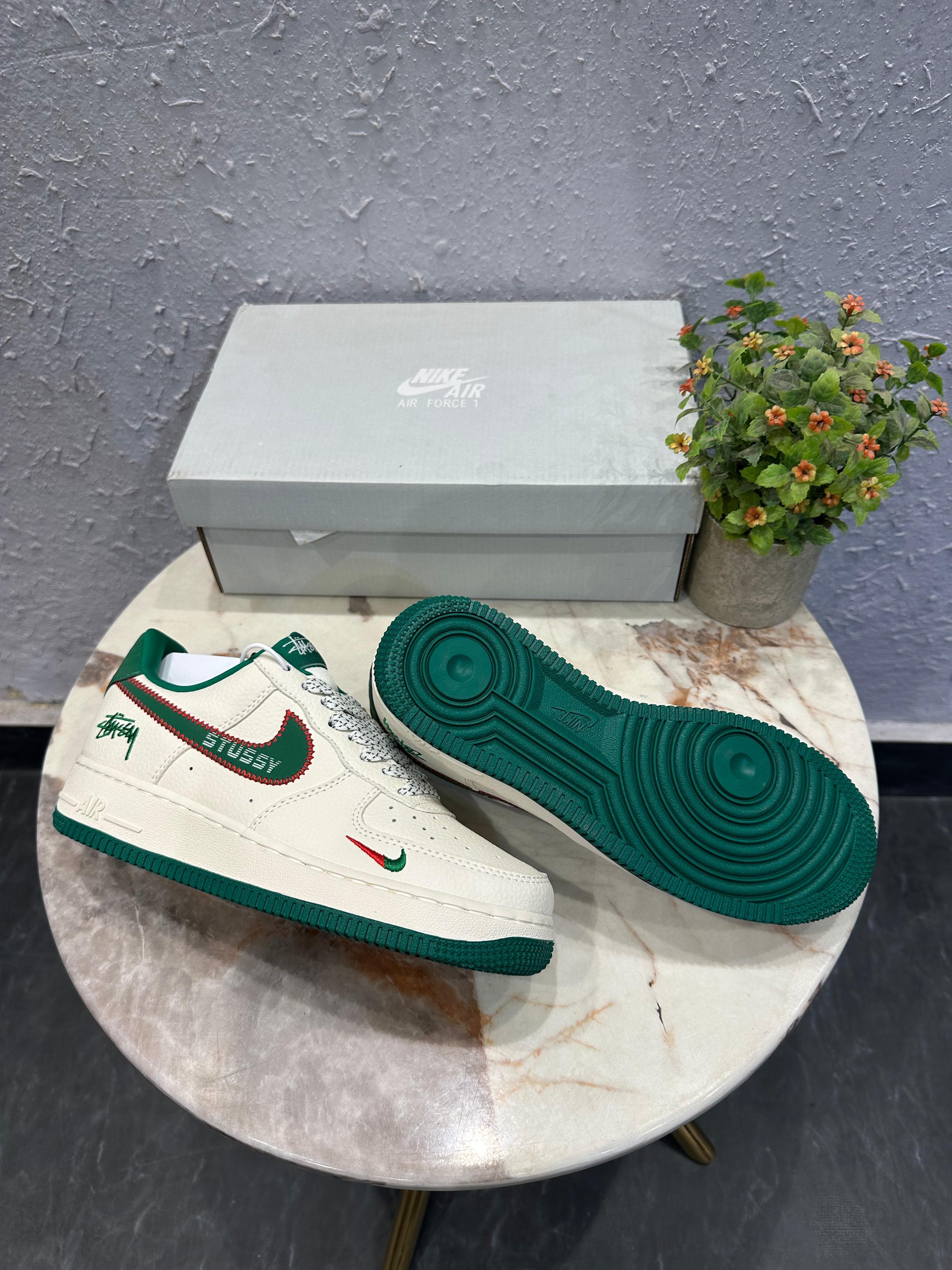 Nike Airforce Custom Stussy Green